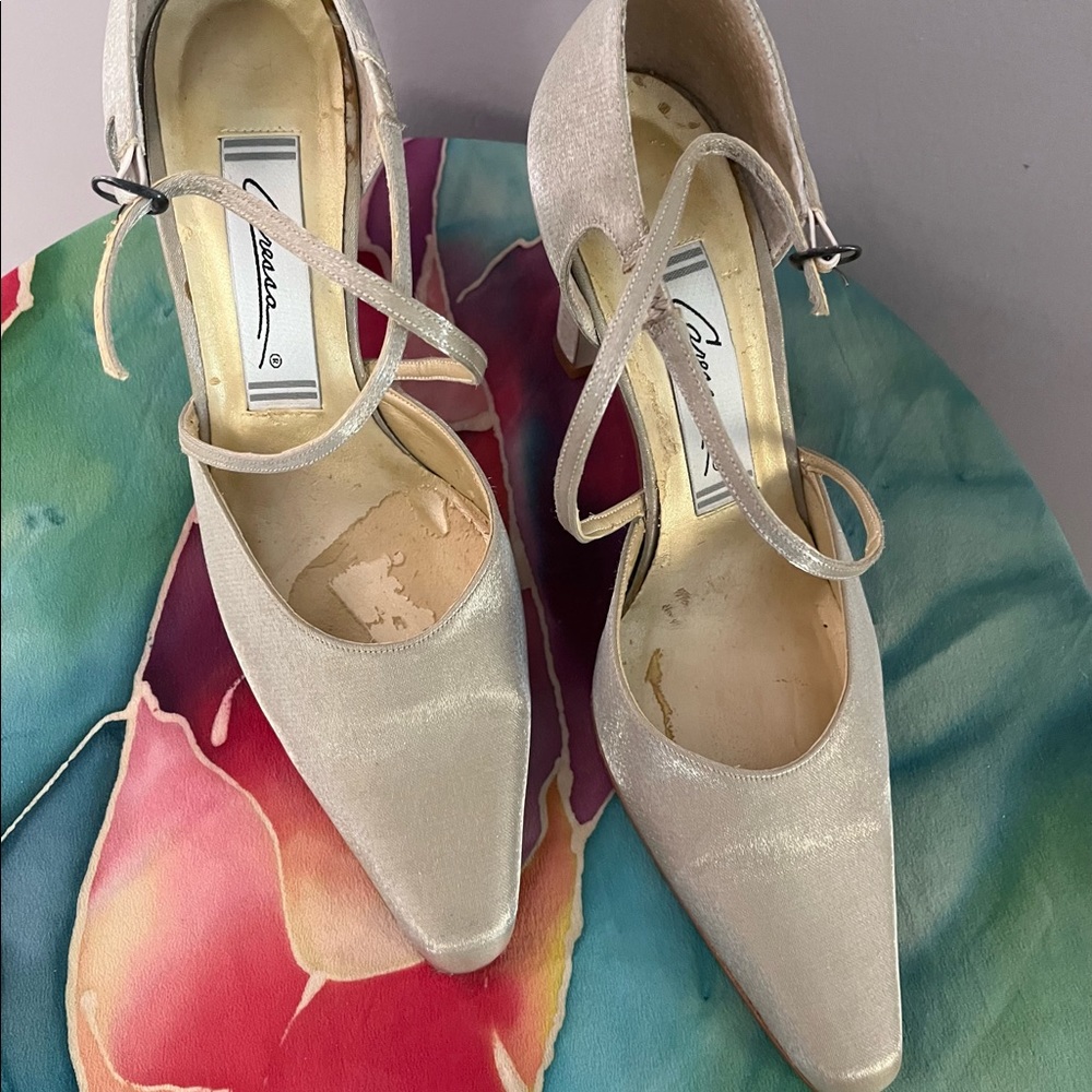 Champagne Color Evening Shoes